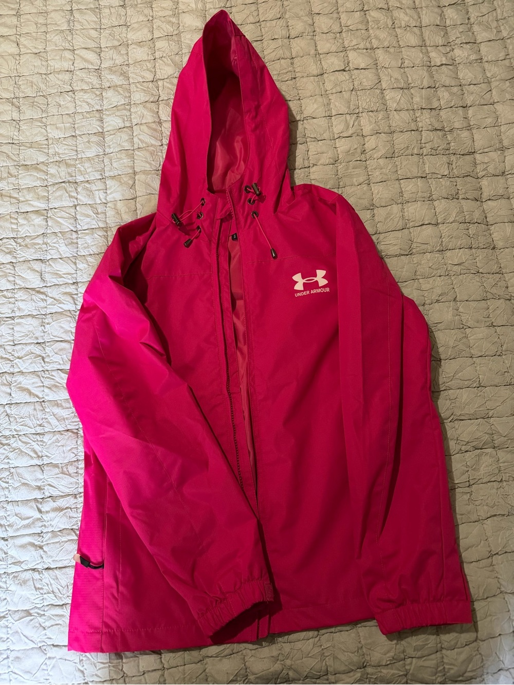 Under Armour Women's Bright Pink Hooded Jacket